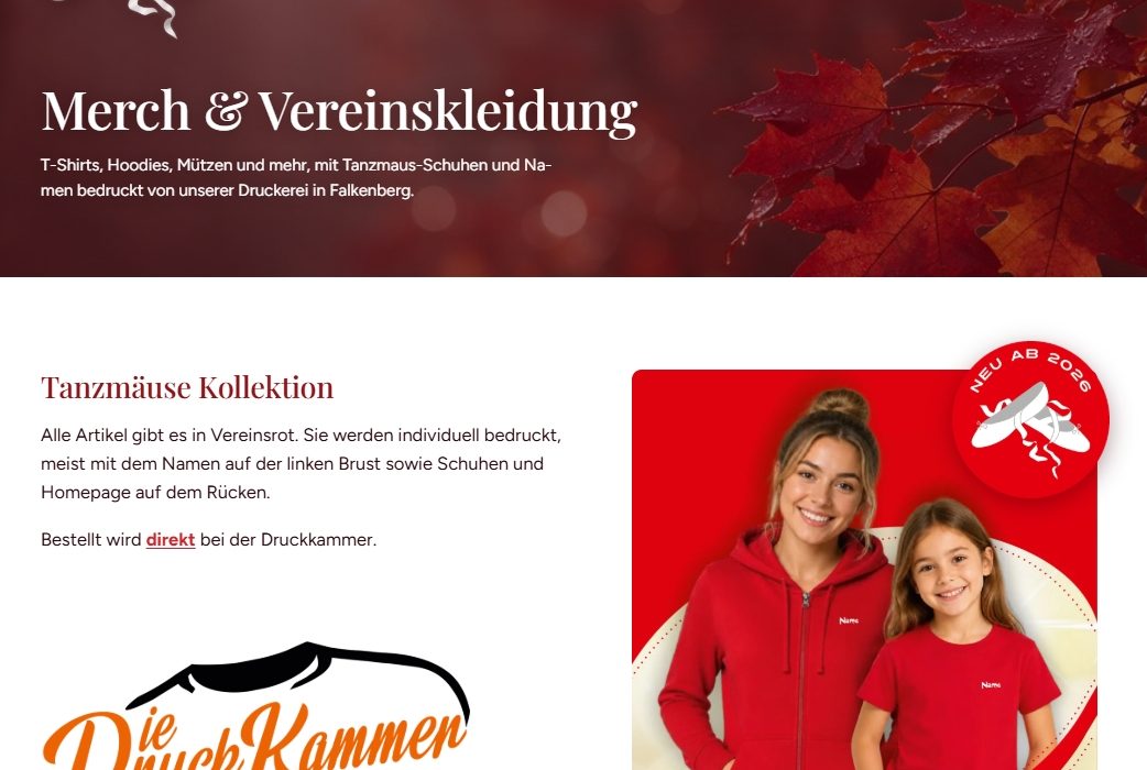 Foto: Merch & Vereinskleidung